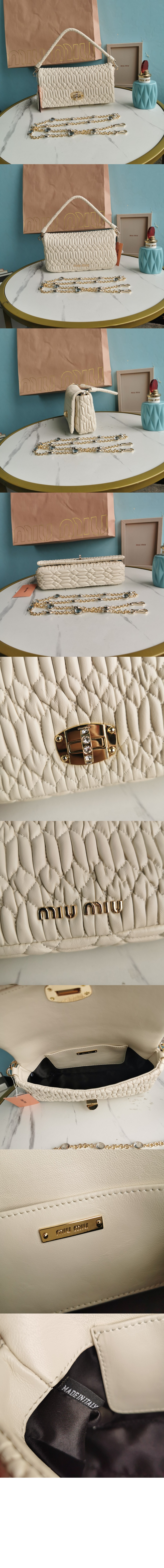 미러급레플리카사이트 | 명품레플리카 전문 쇼핑몰  | 퍼스트원 - 크리스탈 숄더백 5BD417 > 미우미우