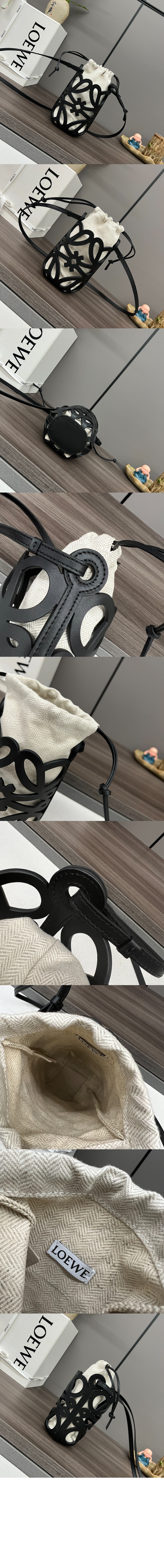 미러급레플리카사이트 | 명품레플리카 전문 쇼핑몰  | 퍼스트원 - 애너그램 컷아웃 포켓 - 클래식 카프스킨 & 캔버스 > 로에베