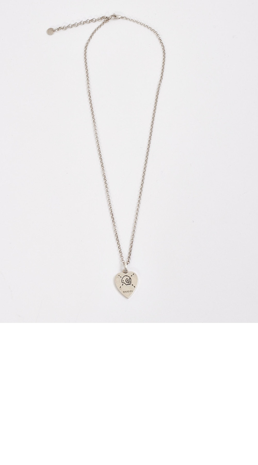 미러급레플리카사이트 | 명품레플리카 전문 쇼핑몰  | 퍼스트원 - 고스트 하트 목걸이 455540 > 구찌