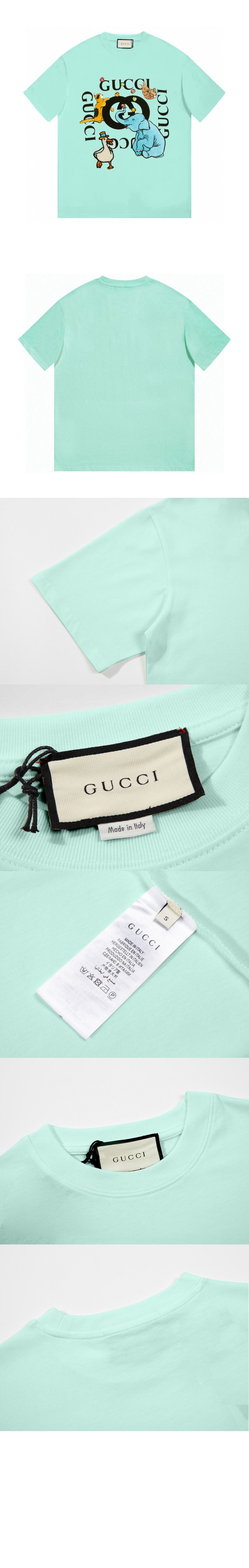 미러급레플리카사이트 | 명품레플리카 전문 쇼핑몰  | 퍼스트원 - 로고 프린트 반팔 > 구찌