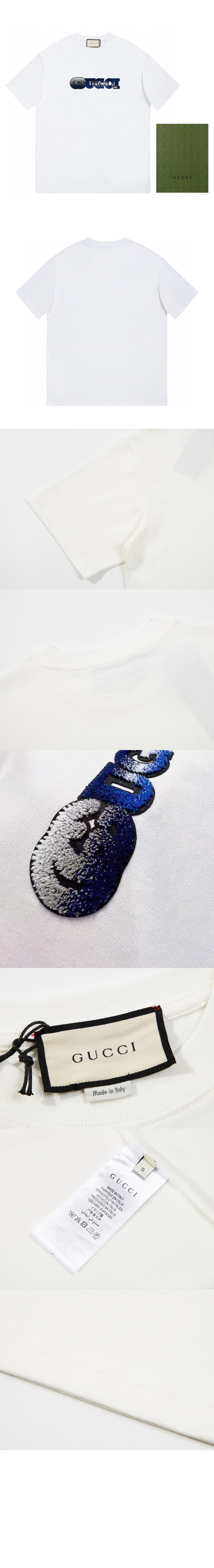 미러급레플리카사이트 | 명품레플리카 전문 쇼핑몰  | 퍼스트원 - 로고 프린트 반팔 > 구찌