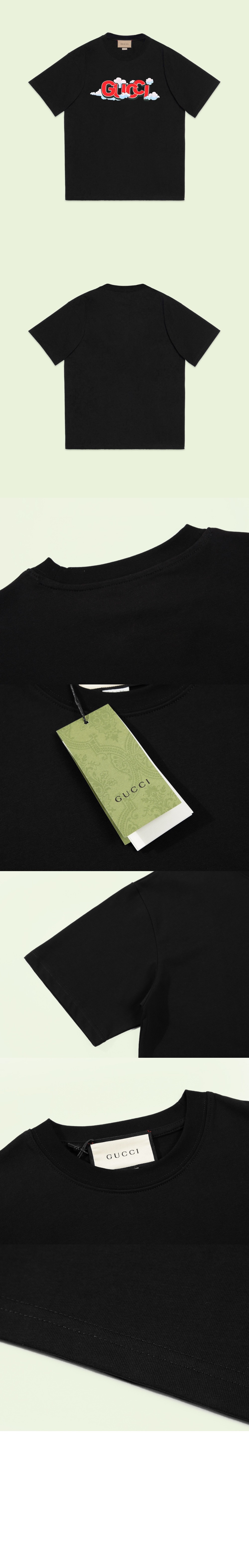 미러급레플리카사이트 | 명품레플리카 전문 쇼핑몰  | 퍼스트원 - 로고 프린트 반팔 > 구찌