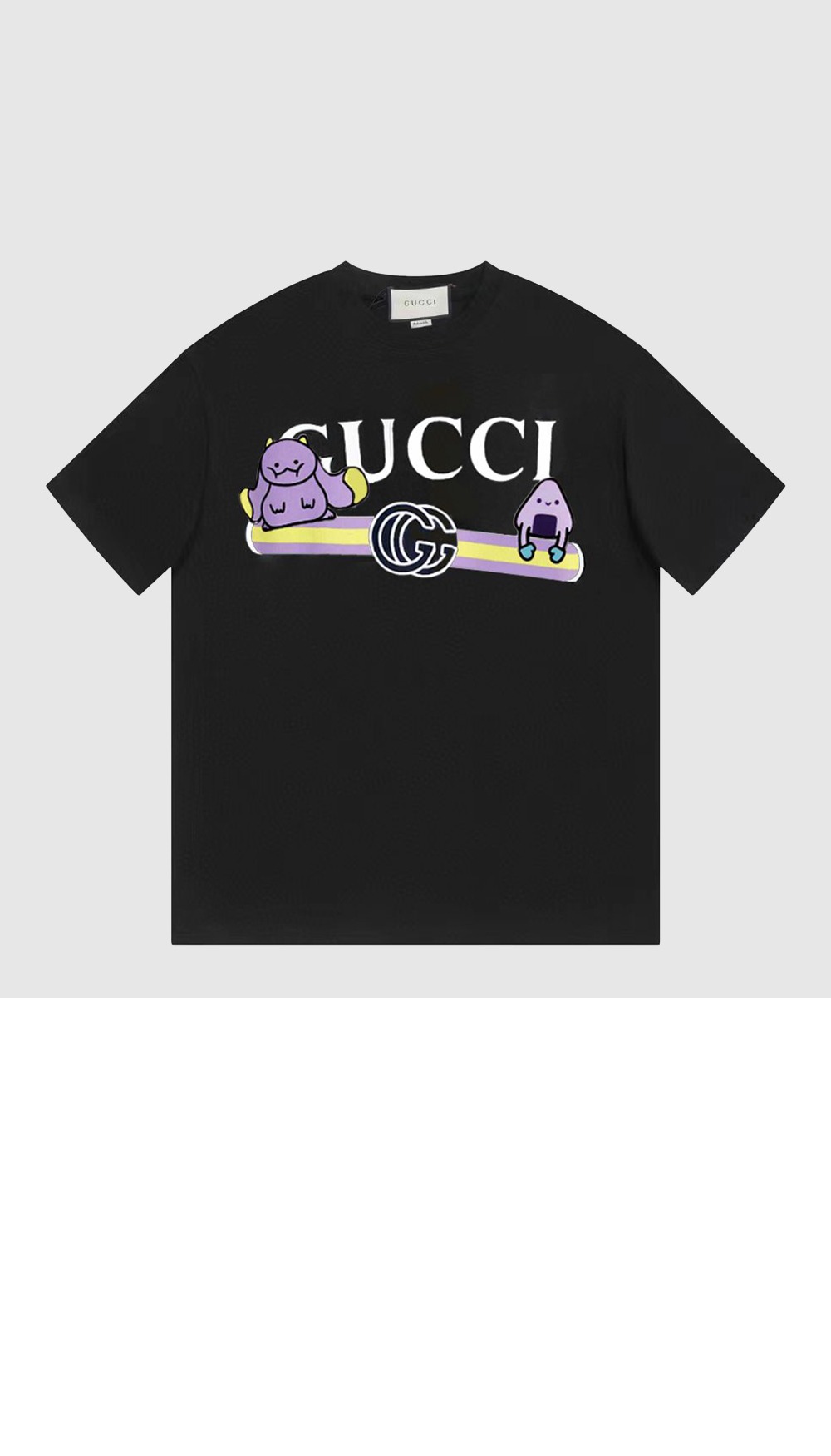 미러급레플리카사이트 | 명품레플리카 전문 쇼핑몰  | 퍼스트원 - 로고 프린트 반팔 > 구찌