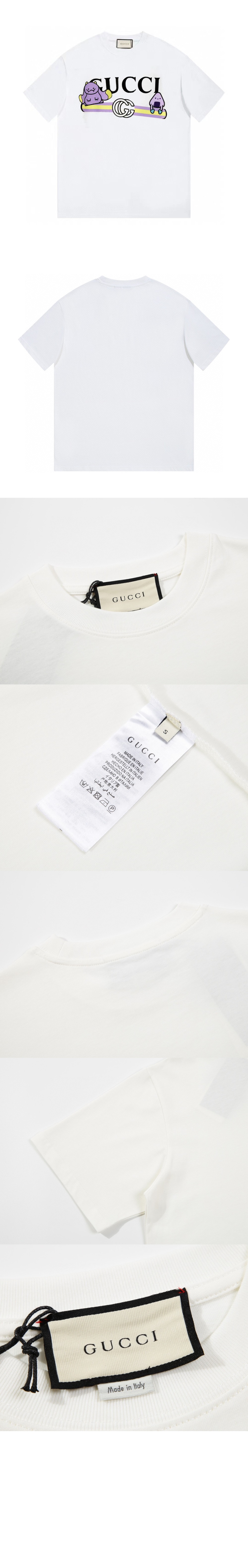 미러급레플리카사이트 | 명품레플리카 전문 쇼핑몰  | 퍼스트원 - 로고 프린트 반팔 > 구찌