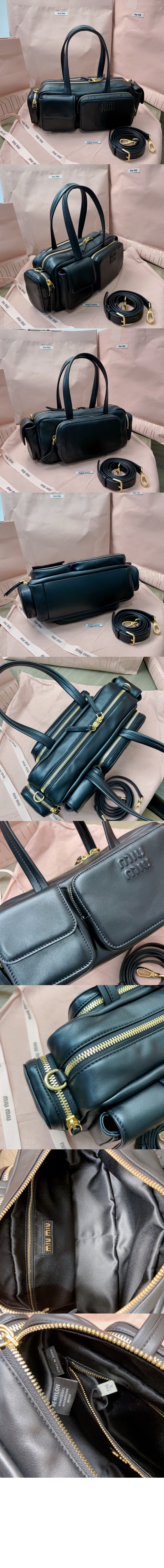 미러급레플리카사이트 | 명품레플리카 전문 쇼핑몰  | 퍼스트원 - 가죽 탑 핸들 백 5BB150 > 미우미우