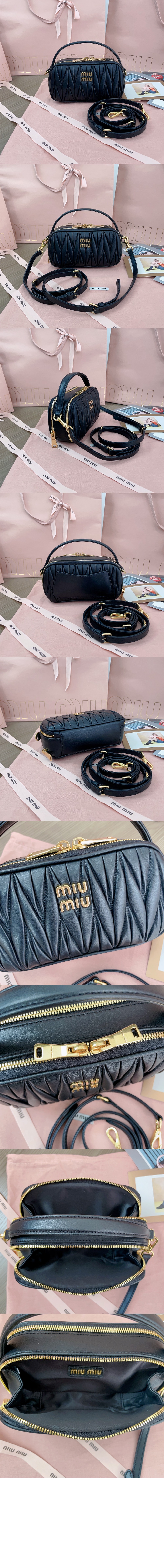 미러급레플리카사이트 | 명품레플리카 전문 쇼핑몰  | 퍼스트원 - 마테라쎄 나파 가죽 숄더백 5BH229 > 미우미우