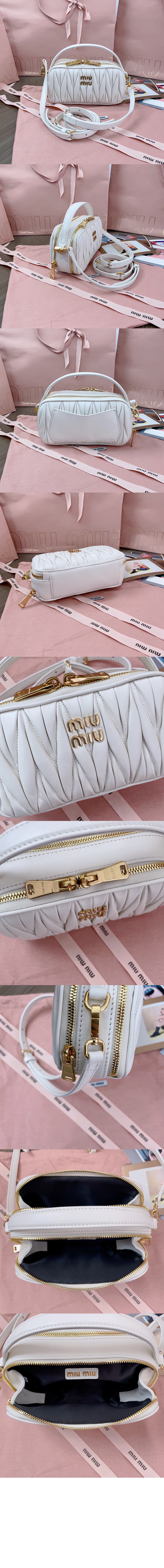 미러급레플리카사이트 | 명품레플리카 전문 쇼핑몰  | 퍼스트원 - 마테라쎄 나파 가죽 숄더백 5BH229 > 미우미우