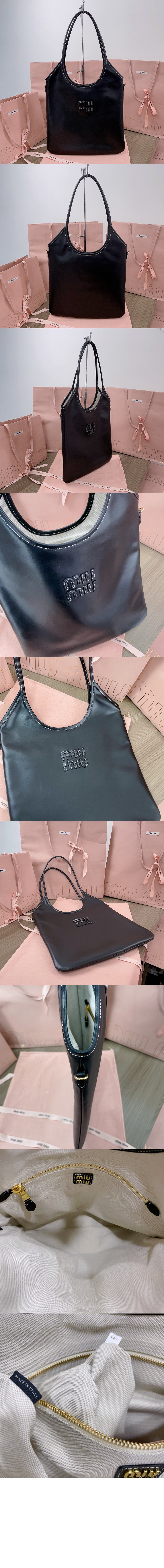 미러급레플리카사이트 | 명품레플리카 전문 쇼핑몰  | 퍼스트원 - 가죽 토트백 5BG231 > 미우미우