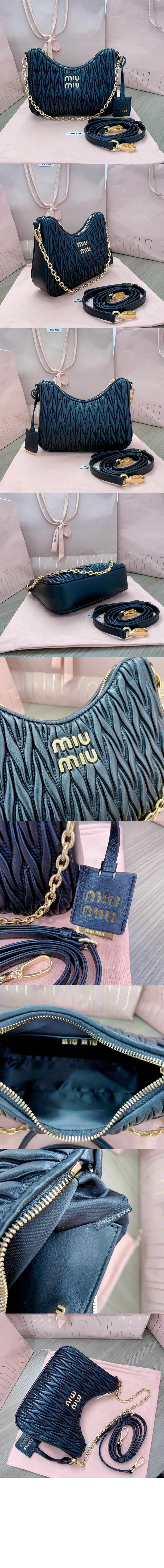 미러급레플리카사이트 | 명품레플리카 전문 쇼핑몰  | 퍼스트원 - 마테라쎄 나파 가죽 숄더백 5BH211 > 미우미우