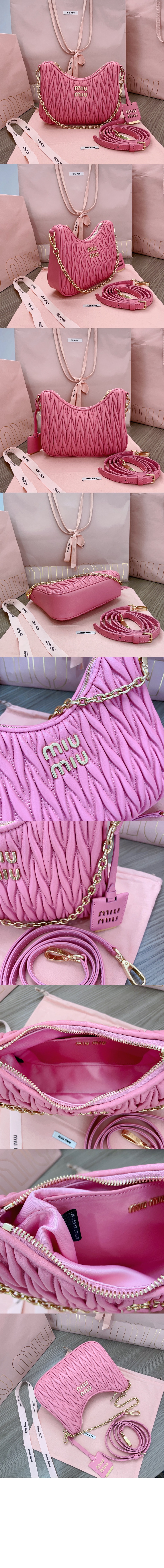 미러급레플리카사이트 | 명품레플리카 전문 쇼핑몰  | 퍼스트원 - 마테라쎄 나파 가죽 숄더백 5BH211 > 미우미우