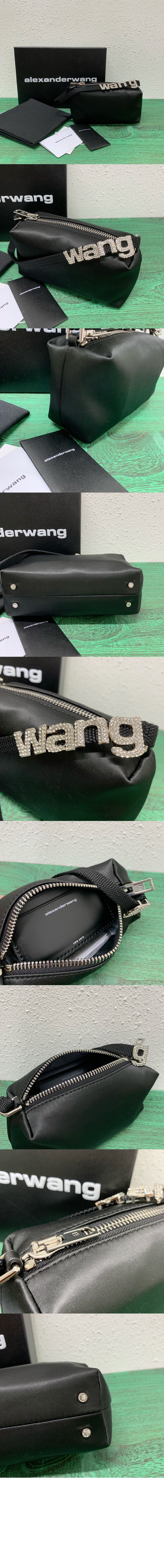 미러급레플리카사이트 | 명품레플리카 전문 쇼핑몰  | 퍼스트원 - 크리스탈 로고 장식 새틴 클러치 20121P > 알렉산더왕