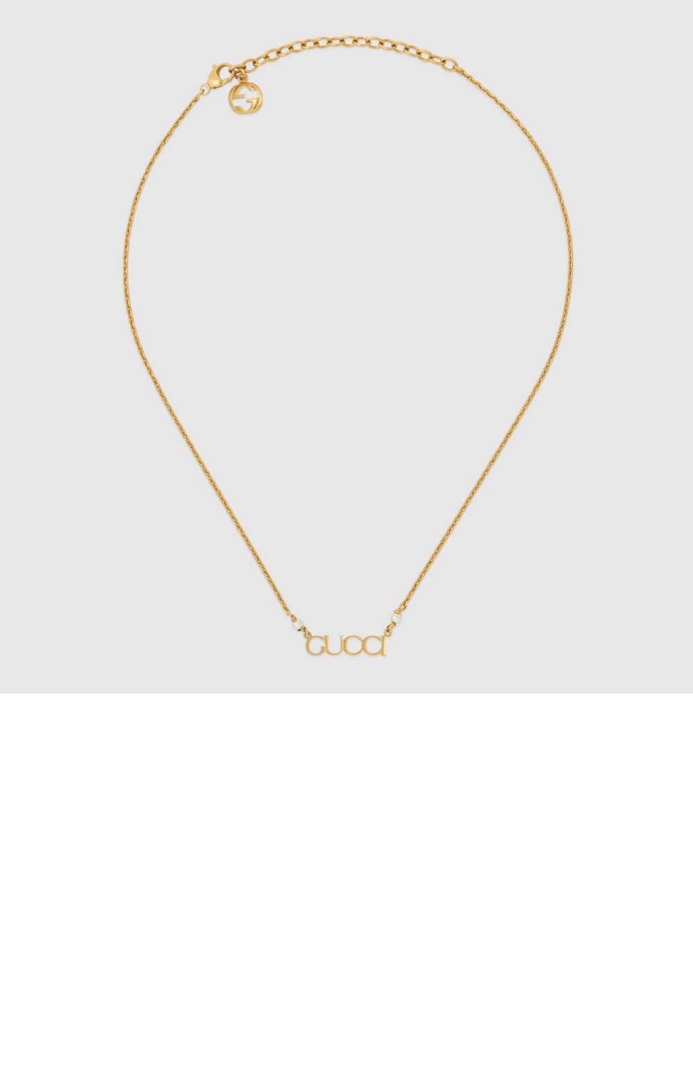 미러급레플리카사이트 | 명품레플리카 전문 쇼핑몰  | 퍼스트원 - GUCCI 레터 목걸이 777037 > 구찌