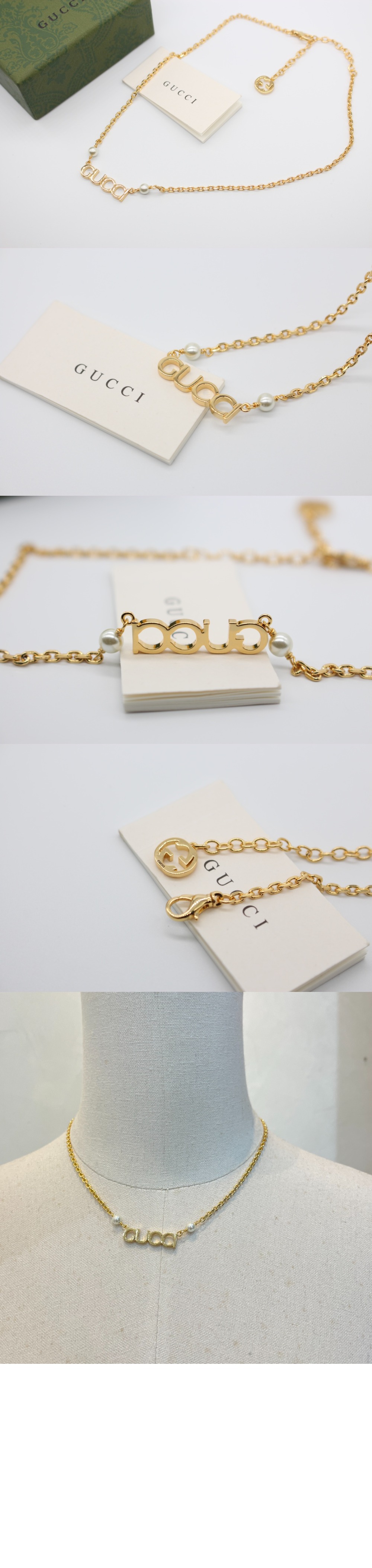 미러급레플리카사이트 | 명품레플리카 전문 쇼핑몰  | 퍼스트원 - GUCCI 레터 목걸이 777037 > 구찌