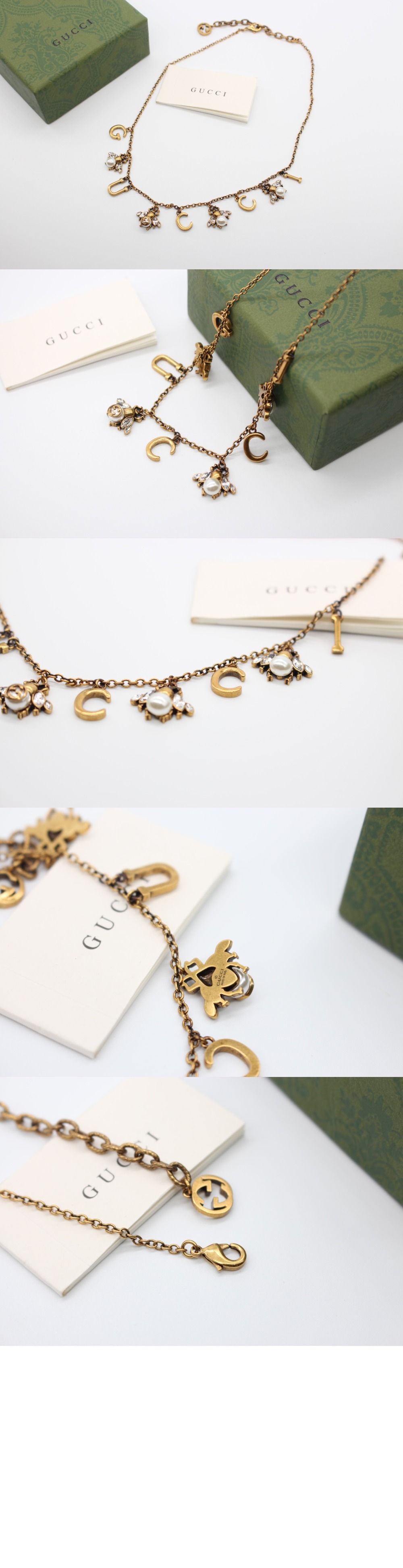 미러급레플리카사이트 | 명품레플리카 전문 쇼핑몰  | 퍼스트원 - 진주 장식 목걸이 691403 > 구찌