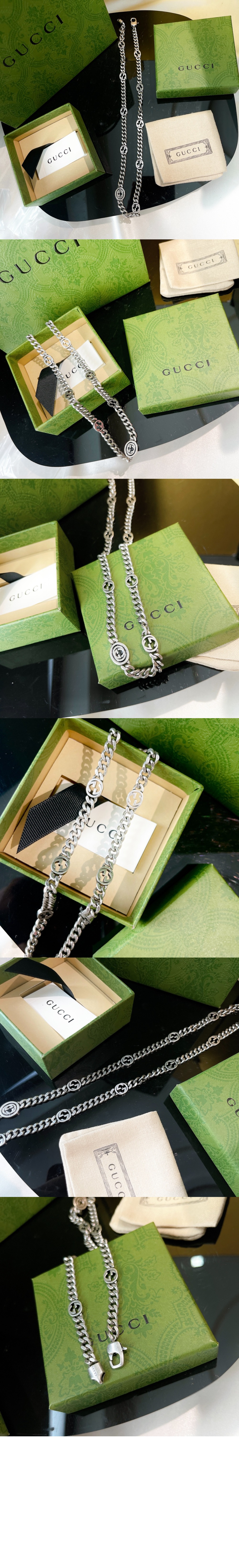 미러급레플리카사이트 | 명품레플리카 전문 쇼핑몰  | 퍼스트원 - 씬 인터로킹 G 목걸이 678661 > 구찌