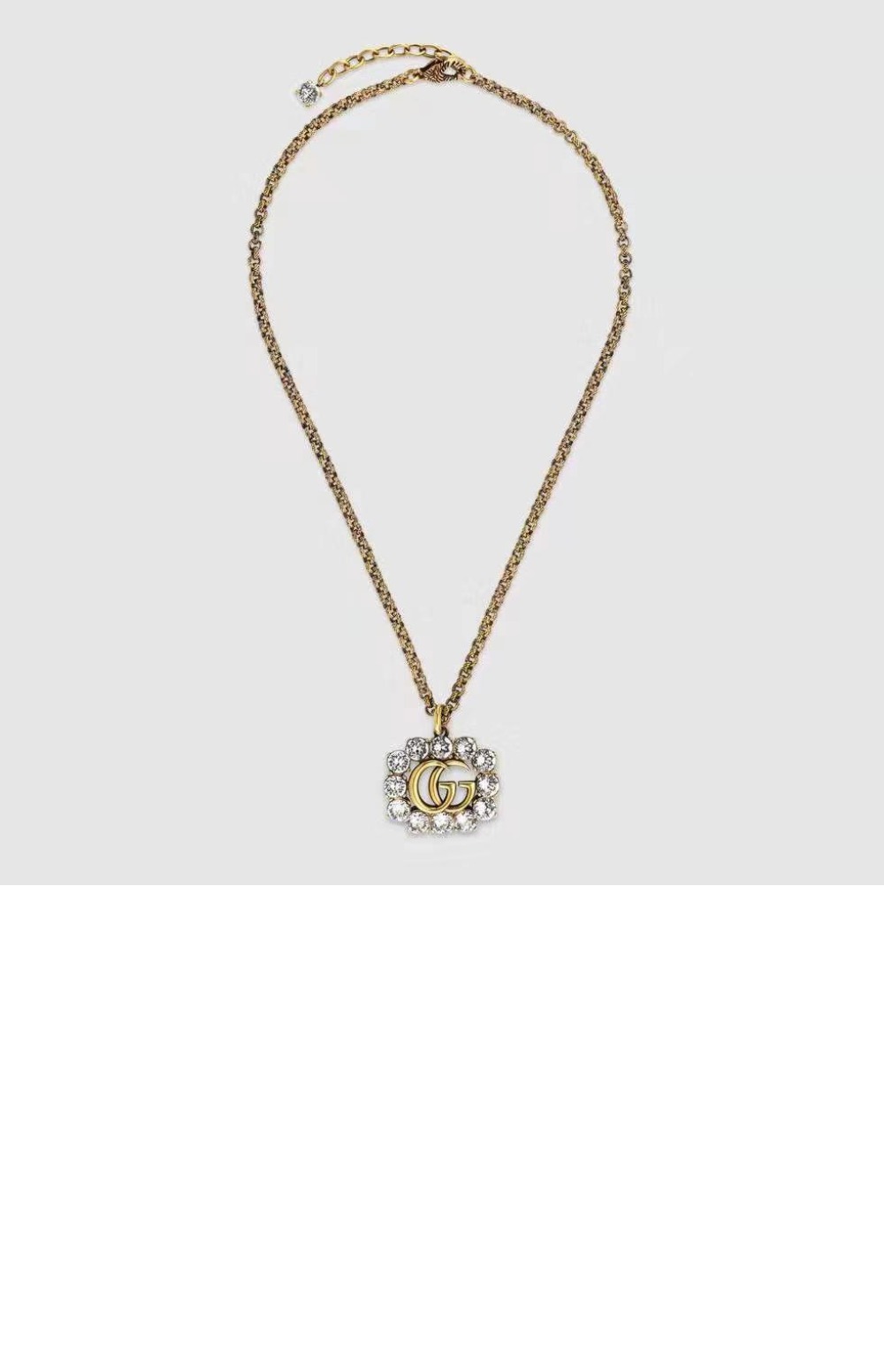 미러급레플리카사이트 | 명품레플리카 전문 쇼핑몰  | 퍼스트원 - 크리스탈 GG 목걸이 645675 > 구찌