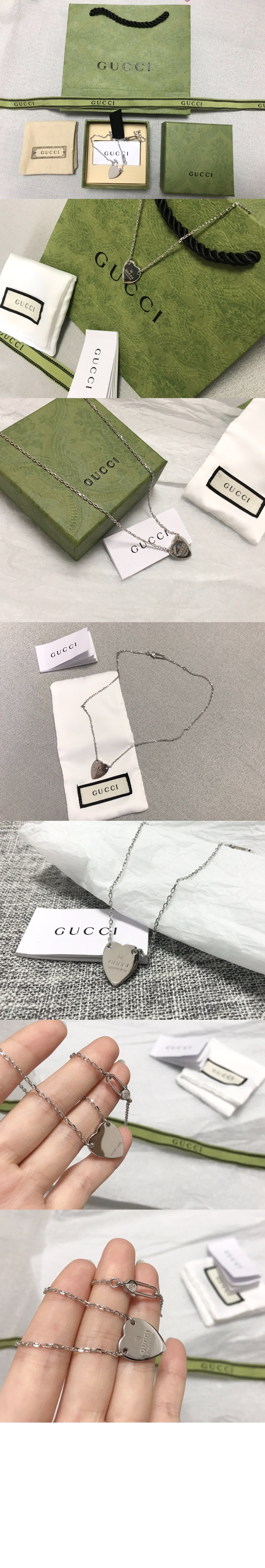 미러급레플리카사이트 | 명품레플리카 전문 쇼핑몰  | 퍼스트원 - 하트 펜던트 목걸이 223512 > 구찌