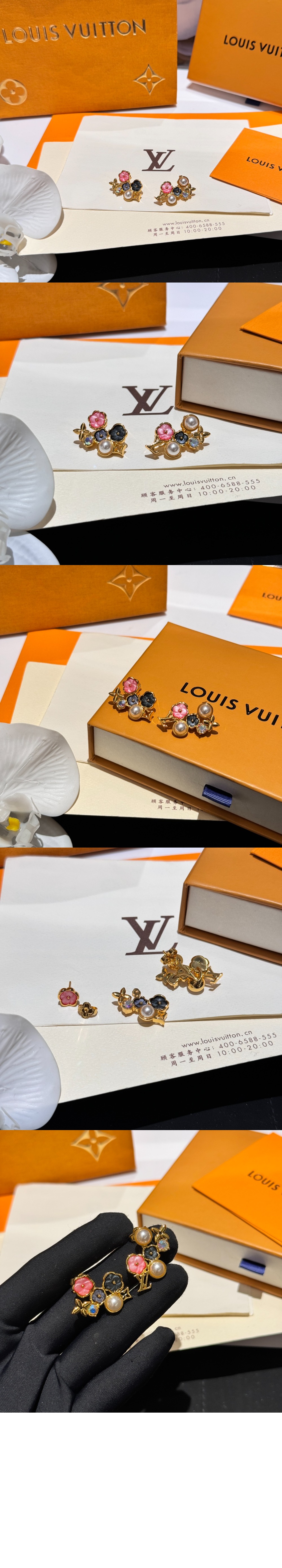 미러급레플리카사이트 | 명품레플리카 전문 쇼핑몰  | 퍼스트원 - LV 보타니카 귀걸이 M01642 > 루이비통