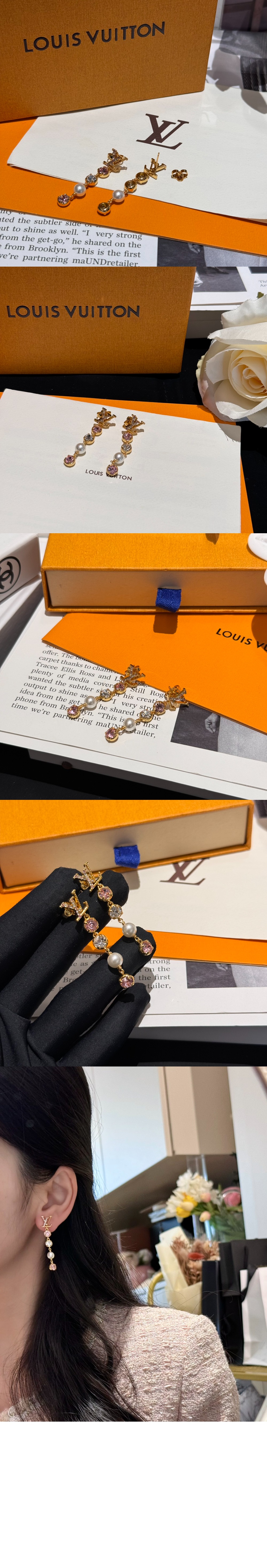 미러급레플리카사이트 | 명품레플리카 전문 쇼핑몰  | 퍼스트원 - LV 아이코닉 트레조 귀걸이 M01510 > 루이비통