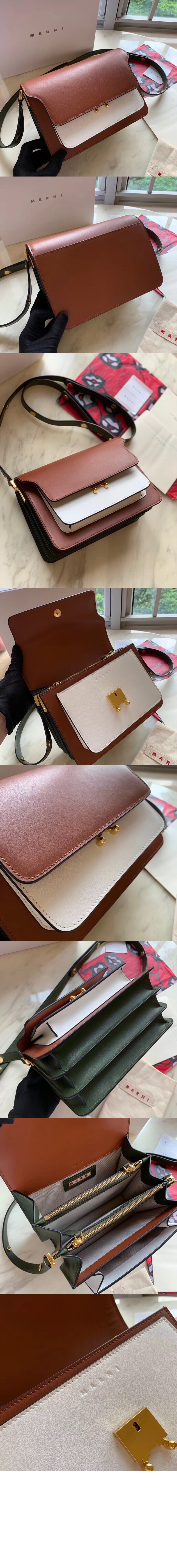 미러급레플리카사이트 | 명품레플리카 전문 쇼핑몰  | 퍼스트원 - 트렁크백 카프스킨 미듐 > 마르니