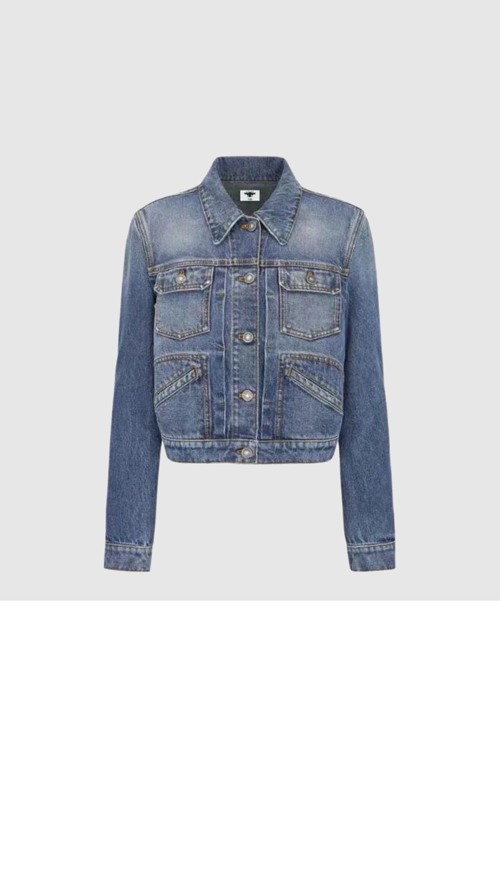 미러급레플리카사이트 | 명품레플리카 전문 쇼핑몰  | 퍼스트원 - 로고 쇼트 데님 재킷 > 디올