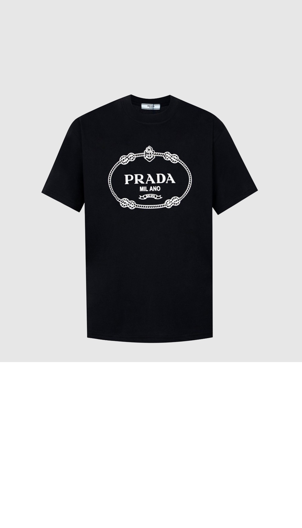 미러급레플리카사이트 | 명품레플리카 전문 쇼핑몰  | 퍼스트원 - 로고 프린트 반팔 > 프라다