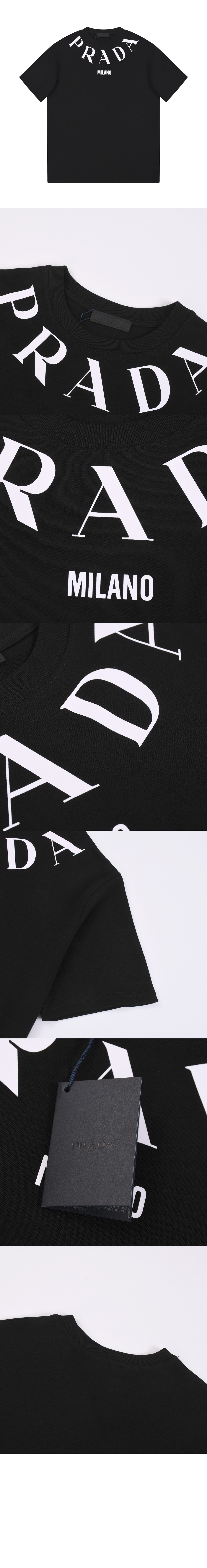 미러급레플리카사이트 | 명품레플리카 전문 쇼핑몰  | 퍼스트원 - 로고 프린트 반팔 > 프라다