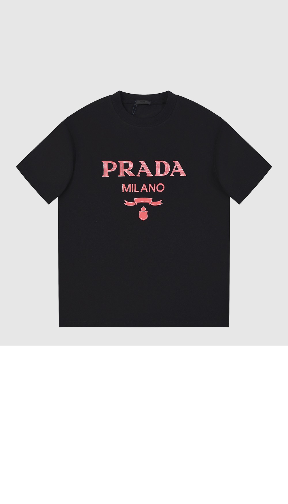 미러급레플리카사이트 | 명품레플리카 전문 쇼핑몰  | 퍼스트원 - 로고 프린트 반팔 > 프라다