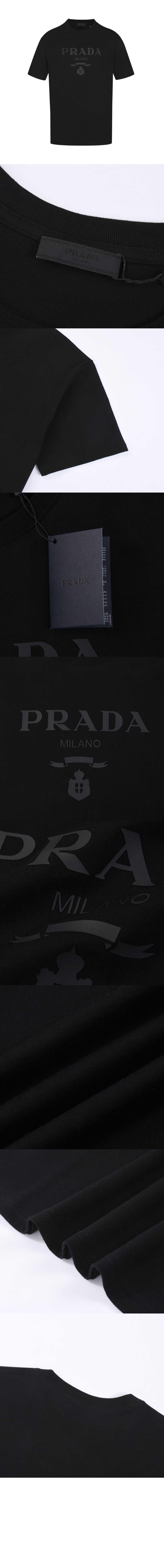 미러급레플리카사이트 | 명품레플리카 전문 쇼핑몰  | 퍼스트원 - 로고 프린트 반팔 > 프라다