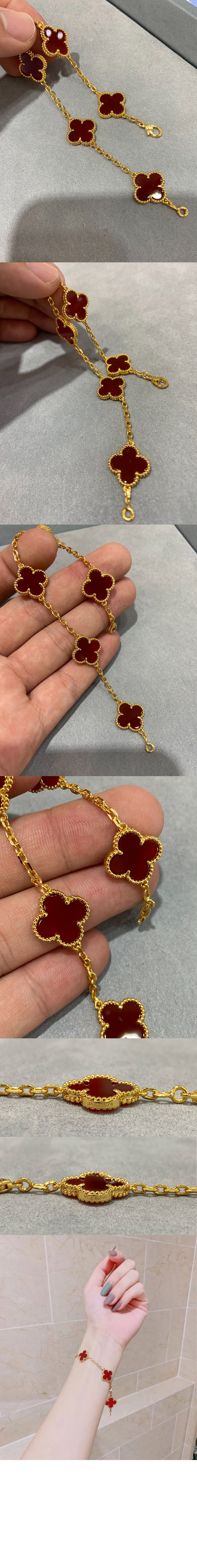 미러급레플리카사이트 | 명품레플리카 전문 쇼핑몰  | 퍼스트원 - 빈티지 알함브라 팔찌 41300 > 반클리프