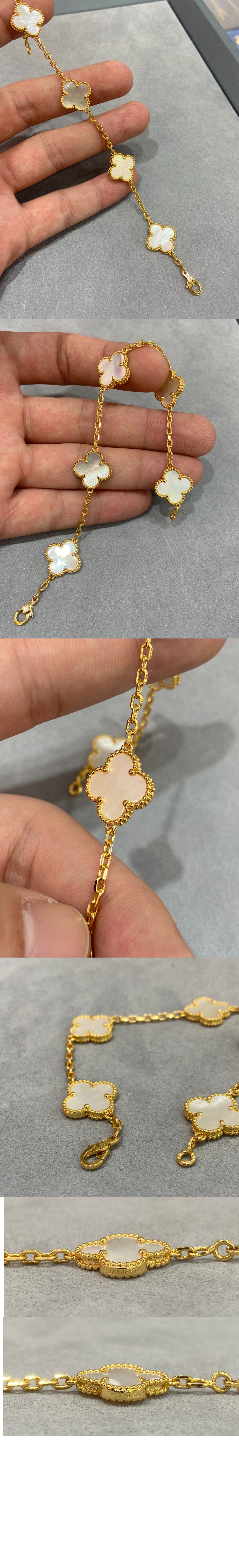 미러급레플리카사이트 | 명품레플리카 전문 쇼핑몰  | 퍼스트원 - 빈티지 알함브라 팔찌 41300 > 반클리프