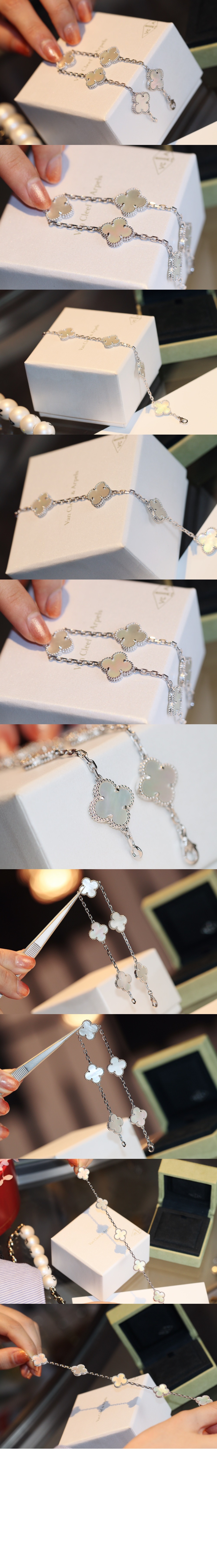 미러급레플리카사이트 | 명품레플리카 전문 쇼핑몰  | 퍼스트원 - 빈티지 알함브라 팔찌 48400 > 반클리프