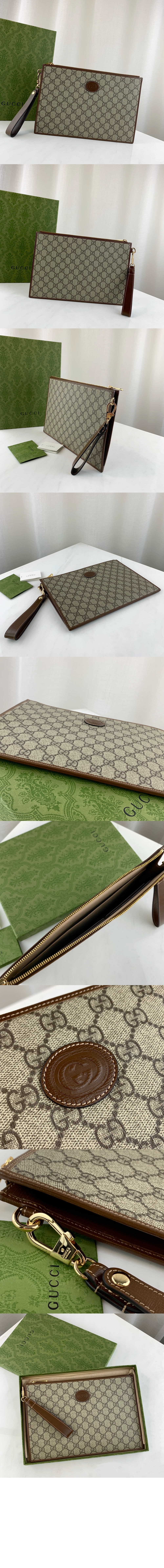 미러급레플리카사이트 | 명품레플리카 전문 쇼핑몰  | 퍼스트원 - 인터로킹 G 파우치 672953 > 구찌