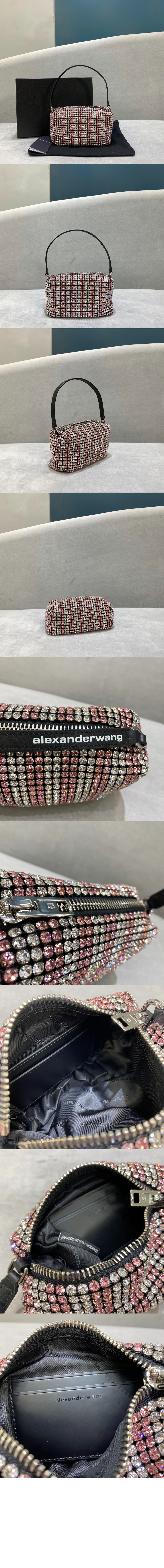 미러급레플리카사이트 | 명품레플리카 전문 쇼핑몰  | 퍼스트원 - 에어리스 라인스톤 메시 파우치 20C120 > 알렉산더왕