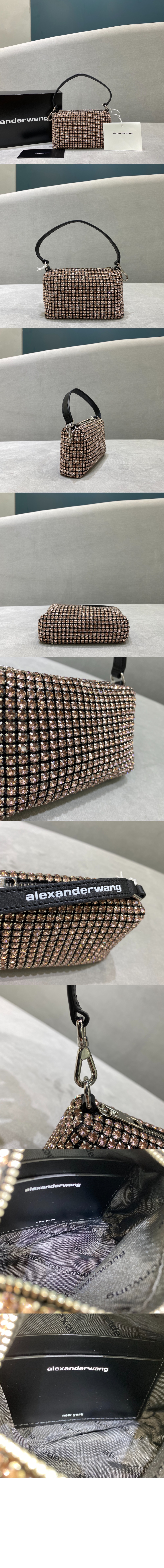 미러급레플리카사이트 | 명품레플리카 전문 쇼핑몰  | 퍼스트원 - 에어리스 라인스톤 메시 파우치 20122P > 알렉산더왕