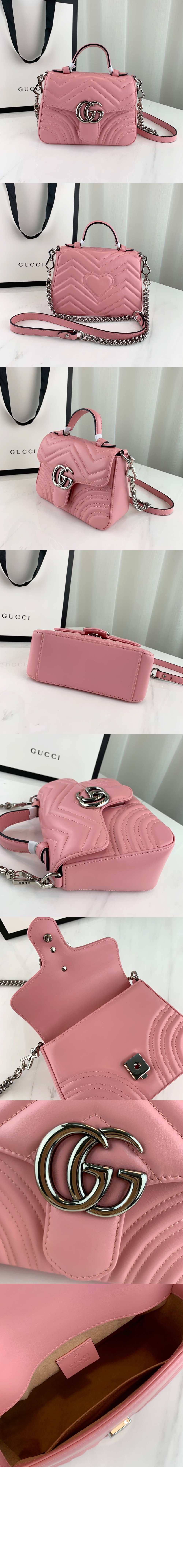미러급레플리카사이트 | 명품레플리카 전문 쇼핑몰  | 퍼스트원 - GG 마몽 미니 탑핸들백 547260 > 구찌