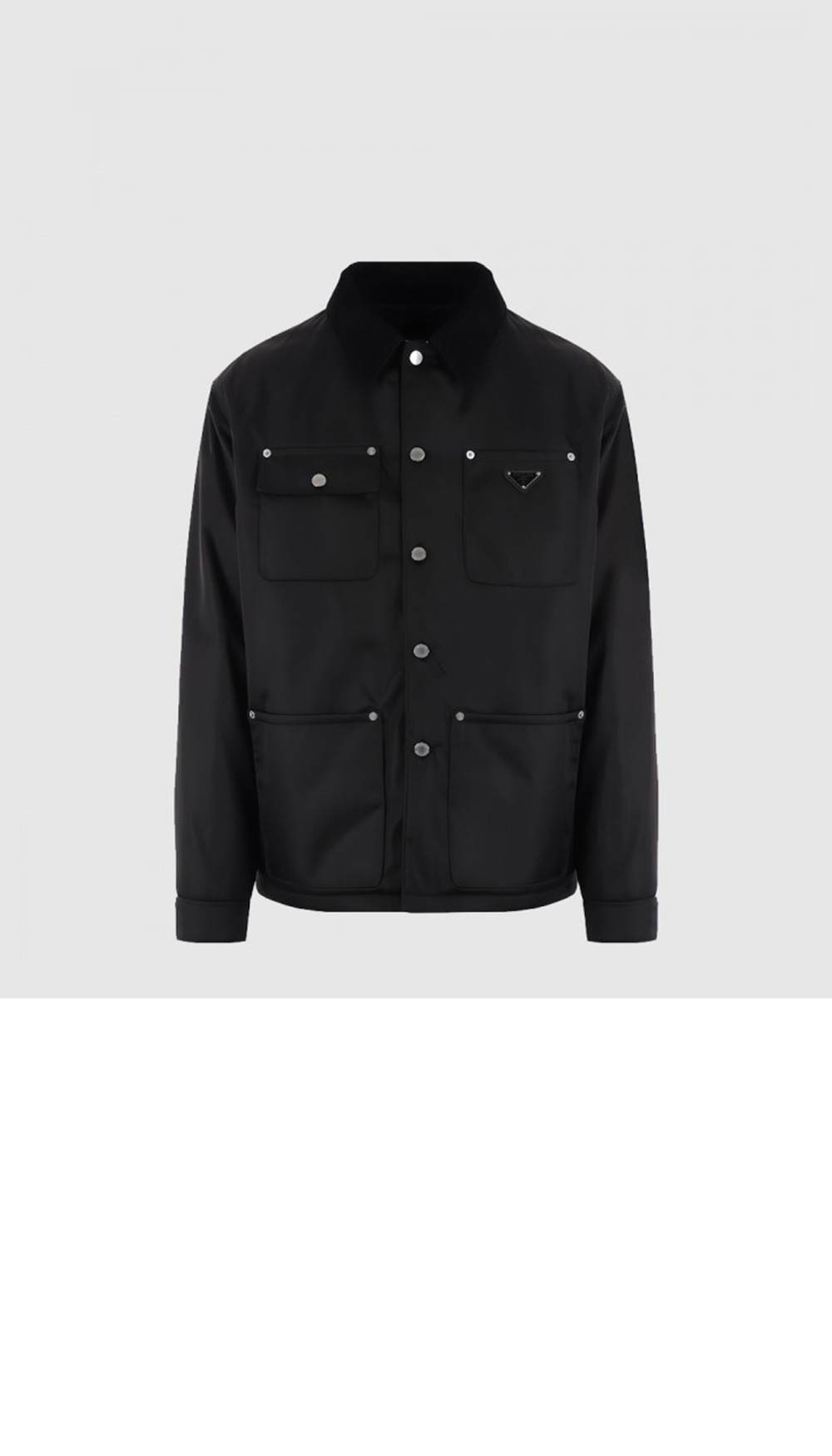 미러급레플리카사이트 | 명품레플리카 전문 쇼핑몰  | 퍼스트원 - 로고 긴팔 코트 > 프라다