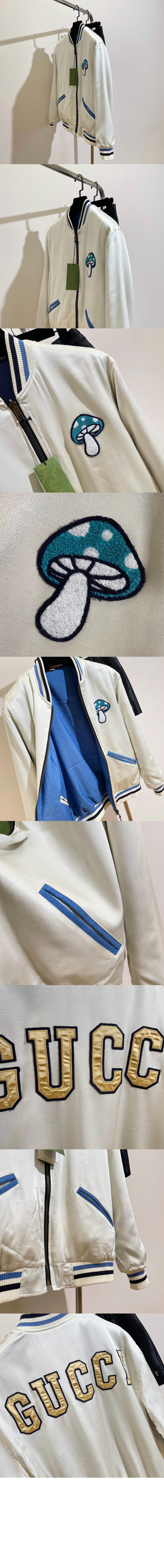 미러급레플리카사이트 | 명품레플리카 전문 쇼핑몰  | 퍼스트원 - 로고 프린트 재킷 > 구찌