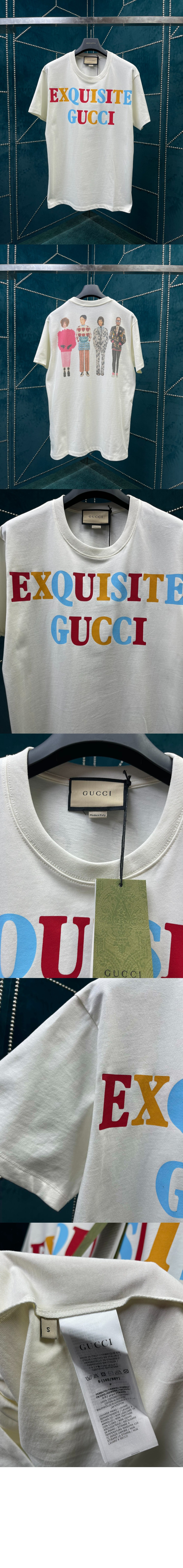 미러급레플리카사이트 | 명품레플리카 전문 쇼핑몰  | 퍼스트원 - 로고 프린트 반팔 > 구찌