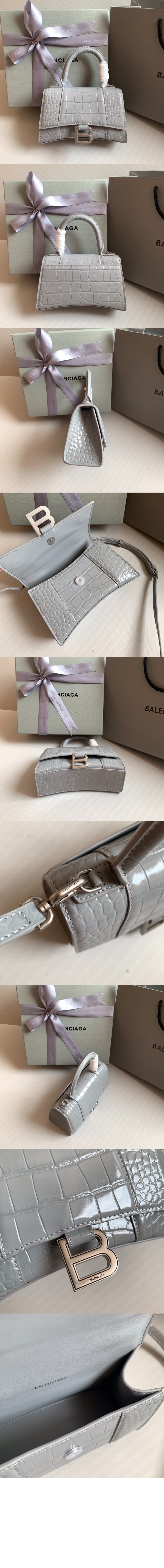 미러급레플리카사이트 | 명품레플리카 전문 쇼핑몰  | 퍼스트원 - 아워글래스 XS 크로커다일 엠보싱 핸드백592833 > 발렌시아가