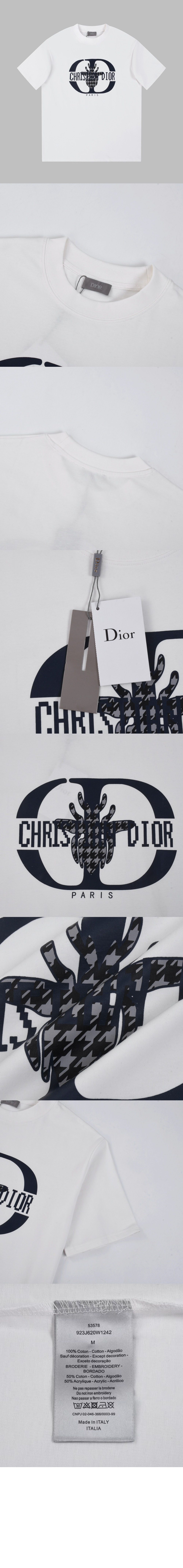 미러급레플리카사이트 | 명품레플리카 전문 쇼핑몰  | 퍼스트원 - 로고 프린트 반팔 > 디올