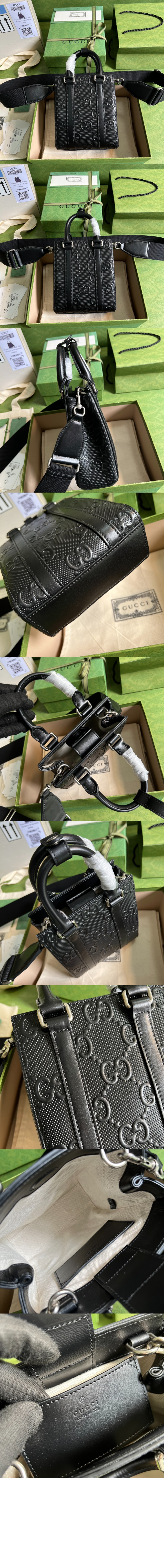 미러급레플리카사이트 | 명품레플리카 전문 쇼핑몰  | 퍼스트원 - GG 엠보스 미니 토트백 696010 > 구찌