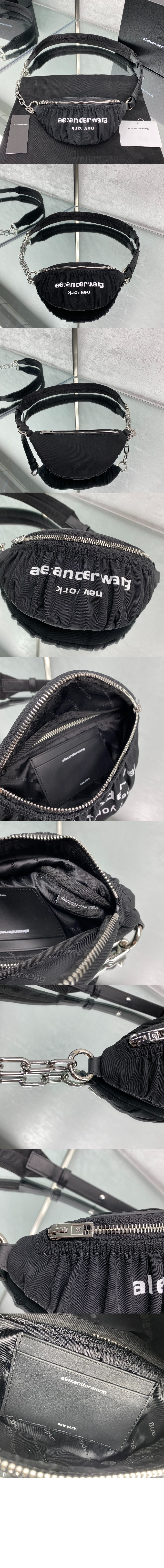 미러급레플리카사이트 | 명품레플리카 전문 쇼핑몰  | 퍼스트원 - 주름 체인 힙색 20121F > 알렉산더왕