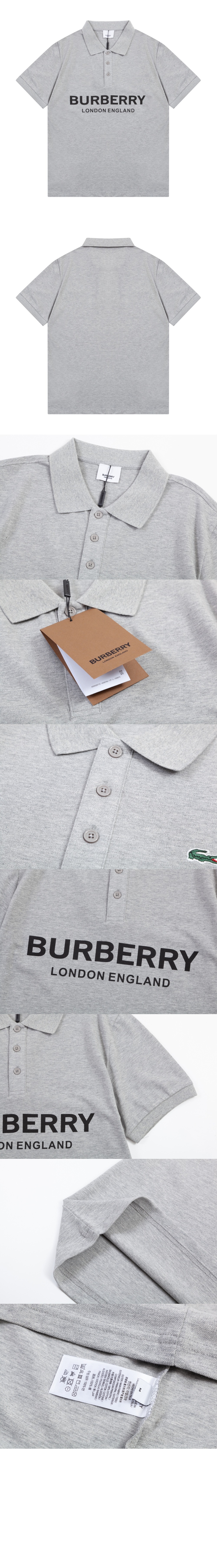 미러급레플리카사이트 | 명품레플리카 전문 쇼핑몰  | 퍼스트원 - 로고 프린트 반팔 > 버버리