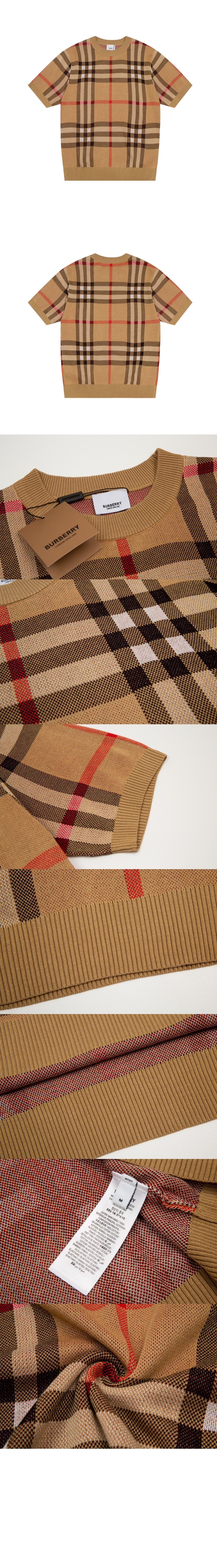 미러급레플리카사이트 | 명품레플리카 전문 쇼핑몰  | 퍼스트원 - 로고 프린트 니트 톱 > 버버리