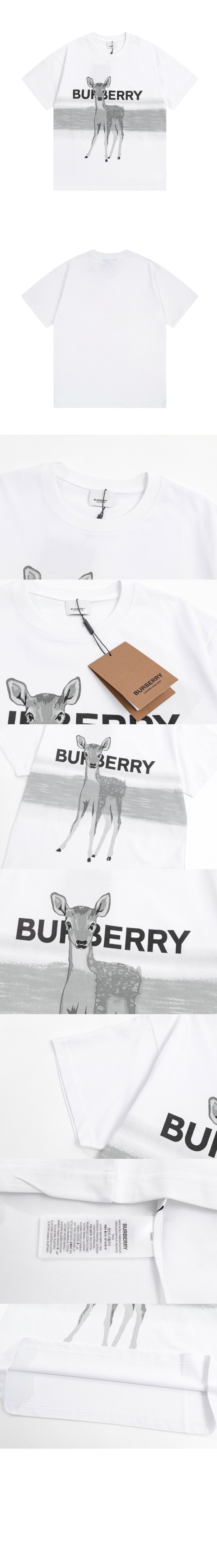 미러급레플리카사이트 | 명품레플리카 전문 쇼핑몰  | 퍼스트원 - 로고 프린트 반팔 > 버버리