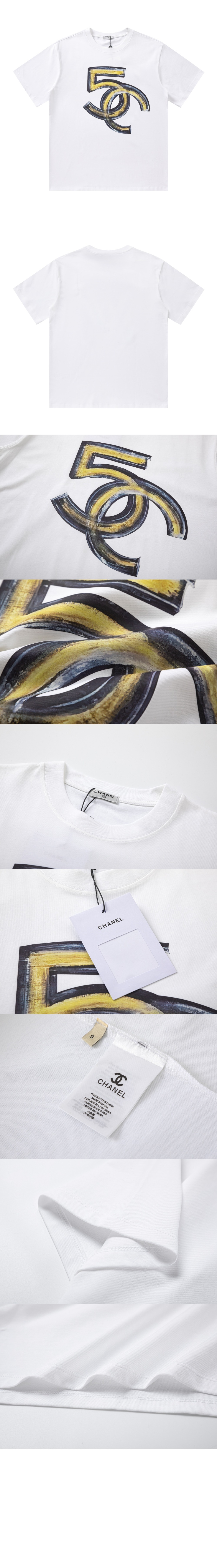 미러급레플리카사이트 | 명품레플리카 전문 쇼핑몰  | 퍼스트원 - 로고 프린트 반팔 > 샤넬