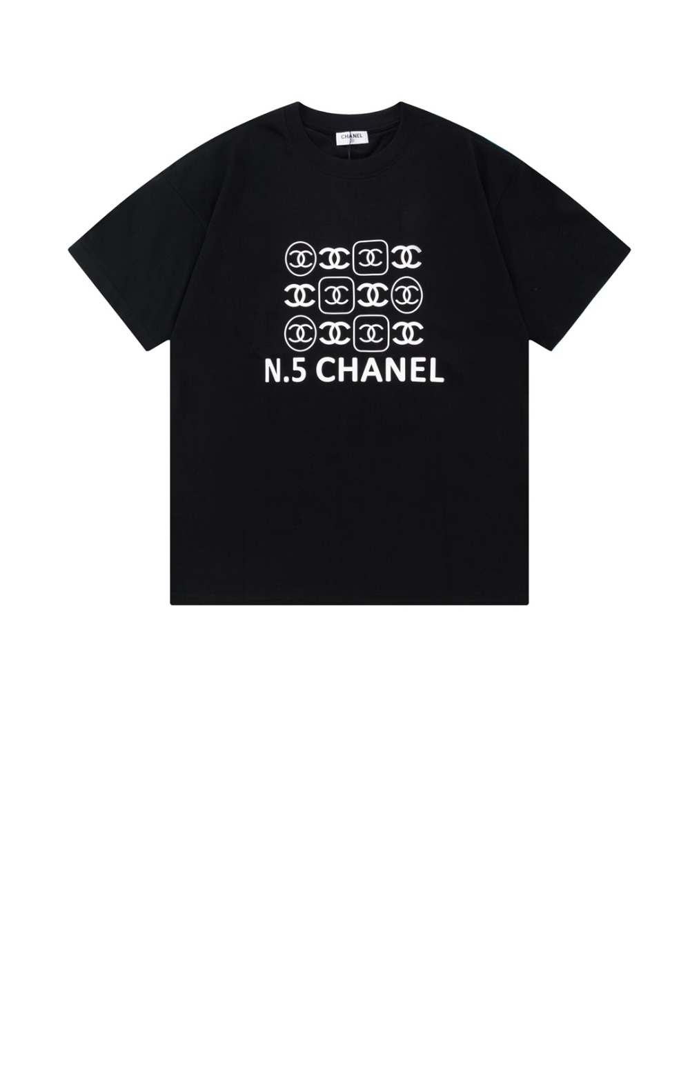 미러급레플리카사이트 | 명품레플리카 전문 쇼핑몰  | 퍼스트원 - 로고 프린트 반팔 > 샤넬