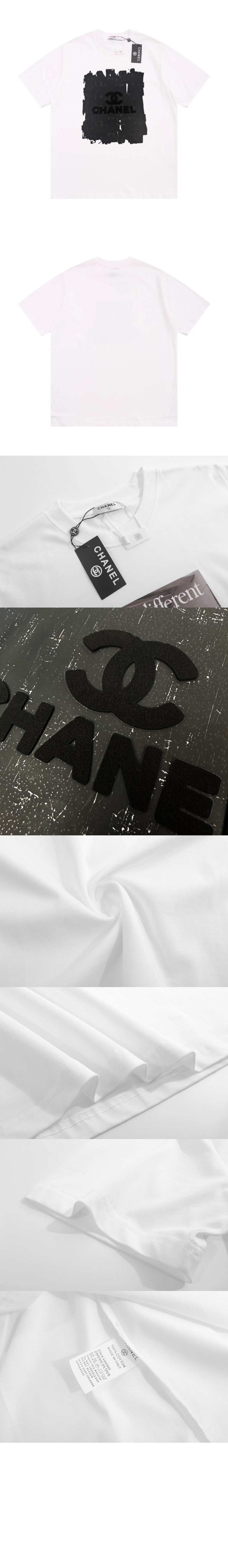 미러급레플리카사이트 | 명품레플리카 전문 쇼핑몰  | 퍼스트원 - 로고 프린트 반팔 > 샤넬