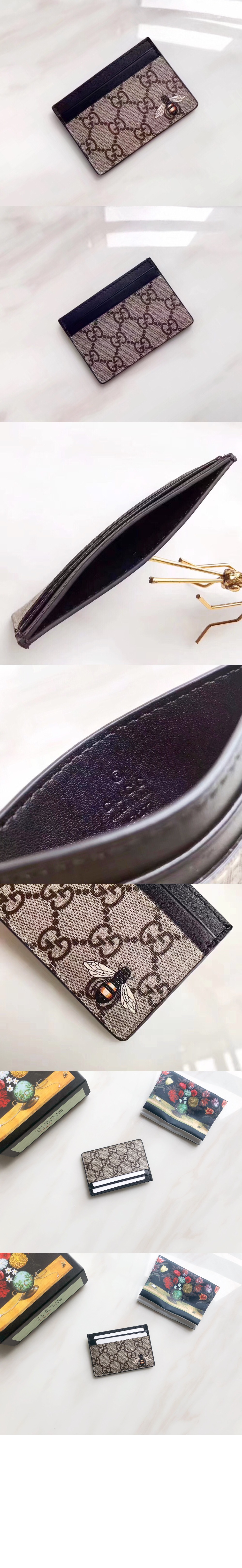 미러급레플리카사이트 | 명품레플리카 전문 쇼핑몰  | 퍼스트원 - 비(BEE) 프린트 카드지갑 451277 > 구찌